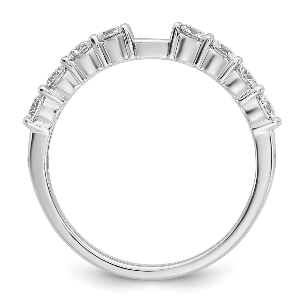 14k White Gold 3/4 Ct. Lab Grown Diamond VS/SI+ G+ Semi Mount Peg Set Engagement Ring