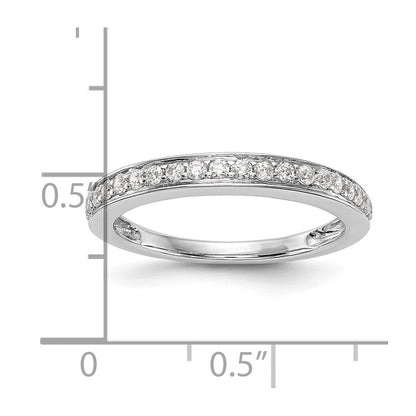 14K White Gold Lab Grown VS/SI+ G+ Diamond Wedding Band Ring