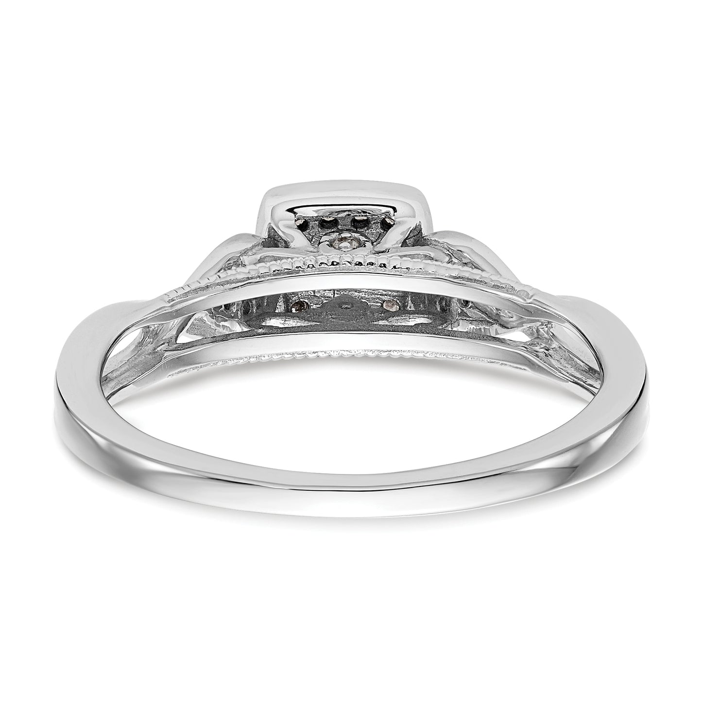 14k White Gold 1/5 Ct. Lab Grown Diamond VS/SI+ G+ Petite Engagement Ring