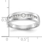 14K White Gold Lab Grown Diamond VS/SI+ G+ Men's Band Ring