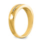 14k Yellow Gold Lab Grown Diamond VS/SI+ G+ Men's Band Ring