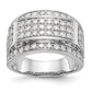 10k White Gold 2 Ct. Lab Grown Diamond VS/SI+ G+ Men's Ring