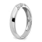 14K White Gold Lab Grown Diamond VS/SI+ G+ Trio Men's Band Ring