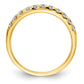 14k Yellow Gold 1/2 Ct. Lab Grown Diamond VS/SI+ G+ Wedding Band Ring