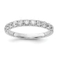 14k White Gold 3/4 Ct. Lab Grown Diamond VS/SI+ G+ Wedding Band Ring