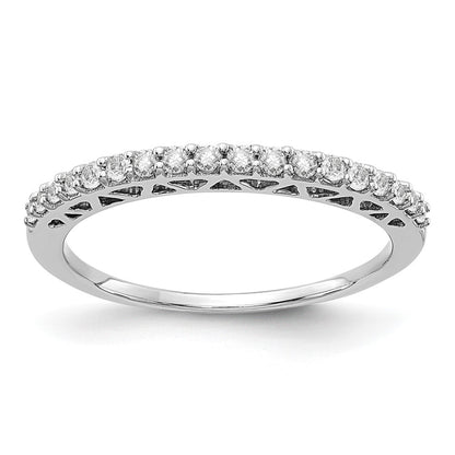 14k White Gold 1/4 Ct. Lab Grown Diamond VS/SI+ G+ Wedding Band Ring