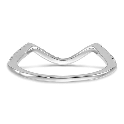 10K White Gold Lab Grown Diamond VS/SI+ G+ Wedding Band Ring