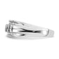 10k White Gold 1/2 Ct. Lab Grown Diamond VS/SI+ G+ Men's Ring