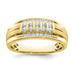 10k Yellow Gold 1/2 Ct. Lab Grown Diamond VS/SI+ G+ Men's Ring