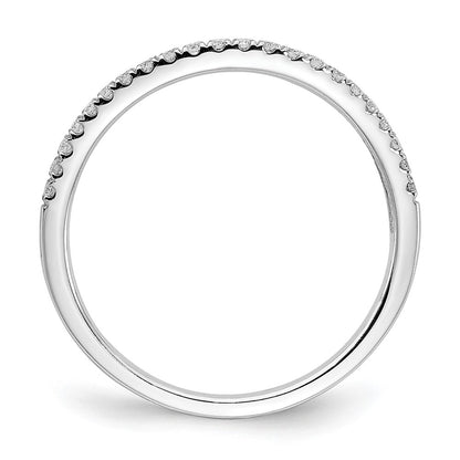 14k White Gold 1/6 Ct. Lab Grown Diamond VS/SI+ G+ Wedding Band Ring