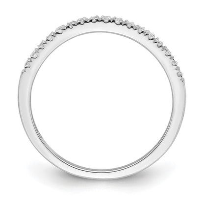 Pure Serenity 14k White Gold 1/6 Ct. Lab Grown Diamond VS/SI Wedding Band Ring
