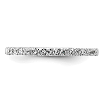 14k White Gold 1/4 Ct. Lab Grown Diamond VS/SI+ G+ Complete Wedding Band