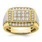 10k Yellow Gold 1 3/8 Ct. Lab Grown Diamond VS/SI+ G+ Men's Ring