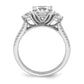 14K White Gold Lab Grown Diamond VS/SI FGH Engagement Ring