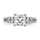 14K White Gold Lab Grown Diamond VS/SI FGH Engagement Ring