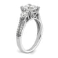 14K White Gold Lab Grown Diamond VS/SI FGH Engagement Ring