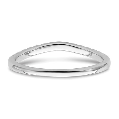 14k White Gold 1/2 Ct. Lab Grown Diamond VS/SI+ G+ Complete Set of Two Wedding Bands