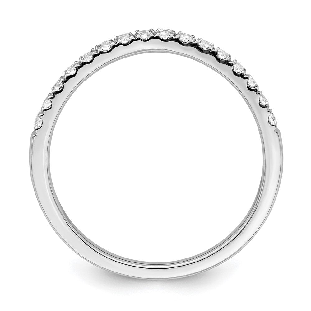 14K White Gold Lab Grown Diamond VS/SI+ G+ Set of 2 Wedding Band Rings