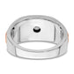 14K Two-Tone Lab Grown Diamond VS/SI+ G+ Men's Ring