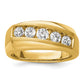 10k Yellow Gold 1 Ct. Lab Grown Diamond VS/SI+ G+ Five Stone Men's Ring