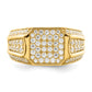 14k Yellow Gold 1/3 Ct. Lab Grown Diamond VS/SI+ G+ Men's Ring