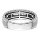 14K White Gold Lab Grown Diamond VS/SI+ G+ Men's Band Ring