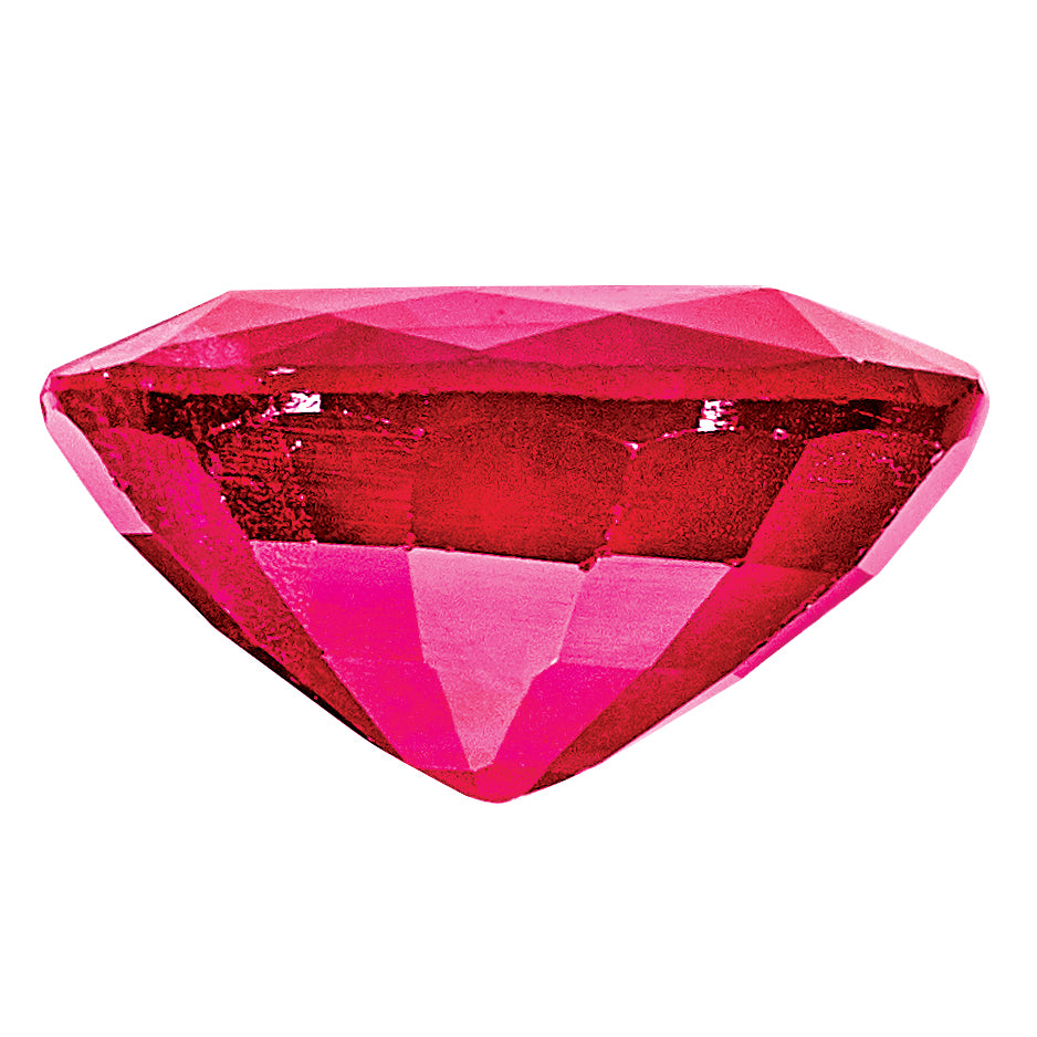 Gemstone Ruby A Quality 4mm Trillion