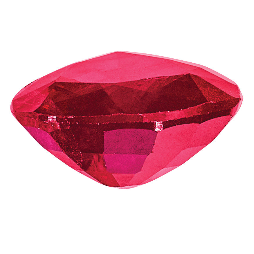 Gemstone Ruby A Quality 4mm Trillion