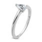 14k White Gold 1/2 Ct. Certified Lab Grown Diamond VS/SI+ G+ Pear Solitare Engagement Ring