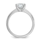 14k White Gold 1 1/2 Ct. Lab Grown Diamond VS/SI+ G+ Princess Solitare Engagement Ring