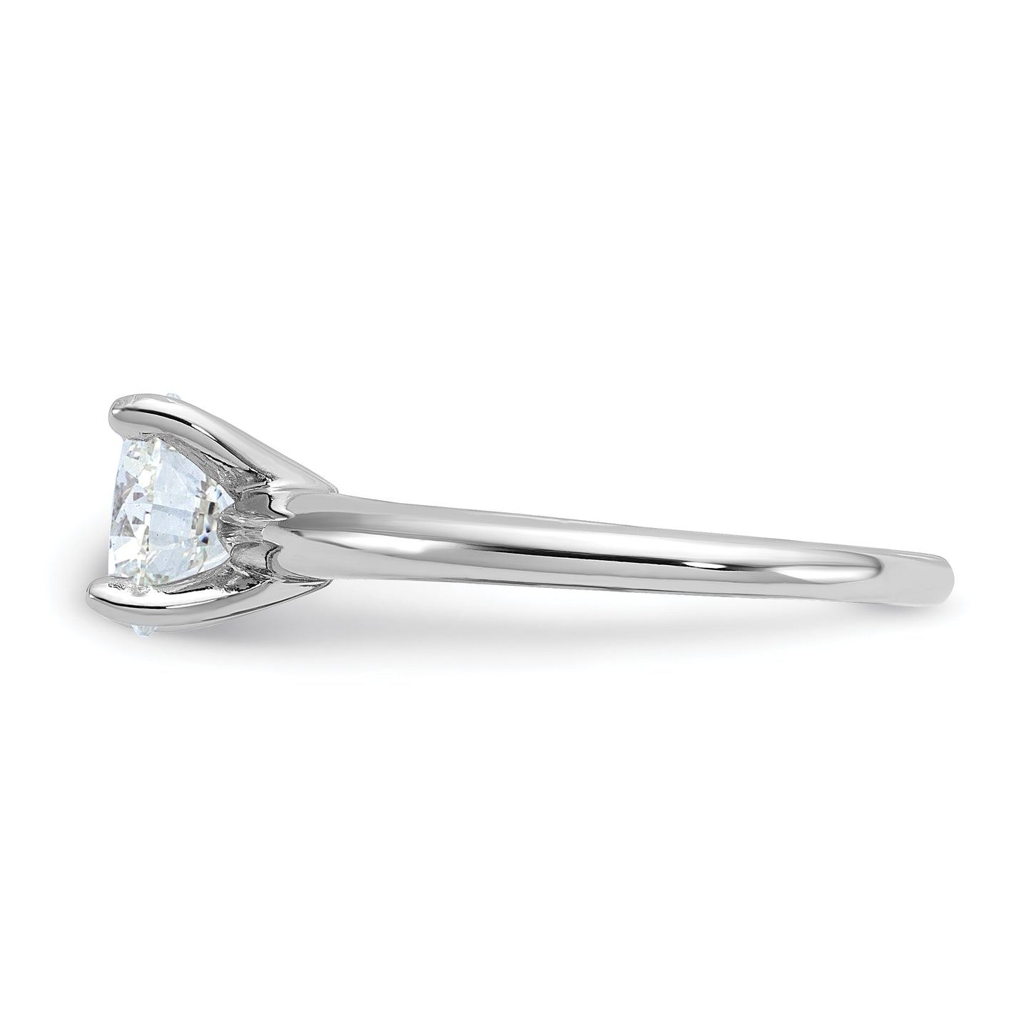 14k White Gold 1 1/2 Ct. Certified Lab Grown Diamond VS/SI+ G+ Round Solitaire Engagement Ring