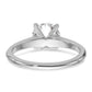 14k White Gold 1 1/2 Ct. Certified Lab Grown Diamond VS/SI+ G+ Round Solitaire Engagement Ring