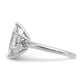 14k White Gold 2 Ct. Certified Lab Grown Diamond VS/SI+ G+ Marquise Solitare Engagement Ring