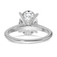 14k White Gold 3 Ct. Lab Grown Diamond VS/SI+ G+ Oval Solitare Engagement Ring