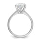 14k White Gold 3 Ct. Certified Lab Grown Diamond VS/SI+ G+ Pear Solitare Engagement Ring