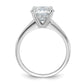 14k White Gold 3 Ct. Certified Lab Grown Diamond VS/SI+ G+ Round Solitaire Engagement Ring