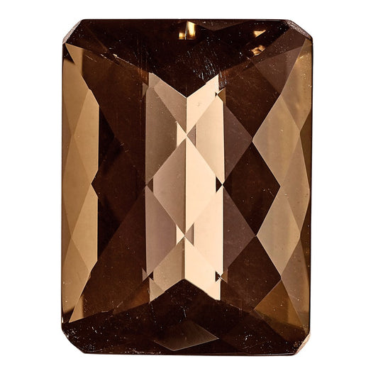 Gemstone Smoky Quartz Aa Quality 12X10mm Emerald Checkerboard