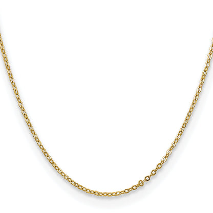 Brass/White Chisel Gold-Tone Brass 1.70mm Plated 20 Inch Rolo Chain Necklace