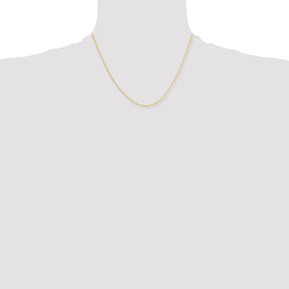 Brass/White Chisel Gold-Tone Brass 1.70mm Plated 18 Inch Rolo Chain Necklace
