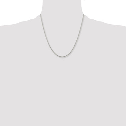 Stainless Steel Chisel Polished 2.4mm 20 Inch Snake Chain Necklace