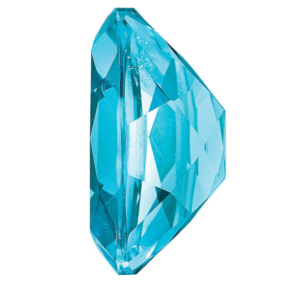 Gemstone Paraiba Passion Topaz 10X8mm Antique Long Cushion