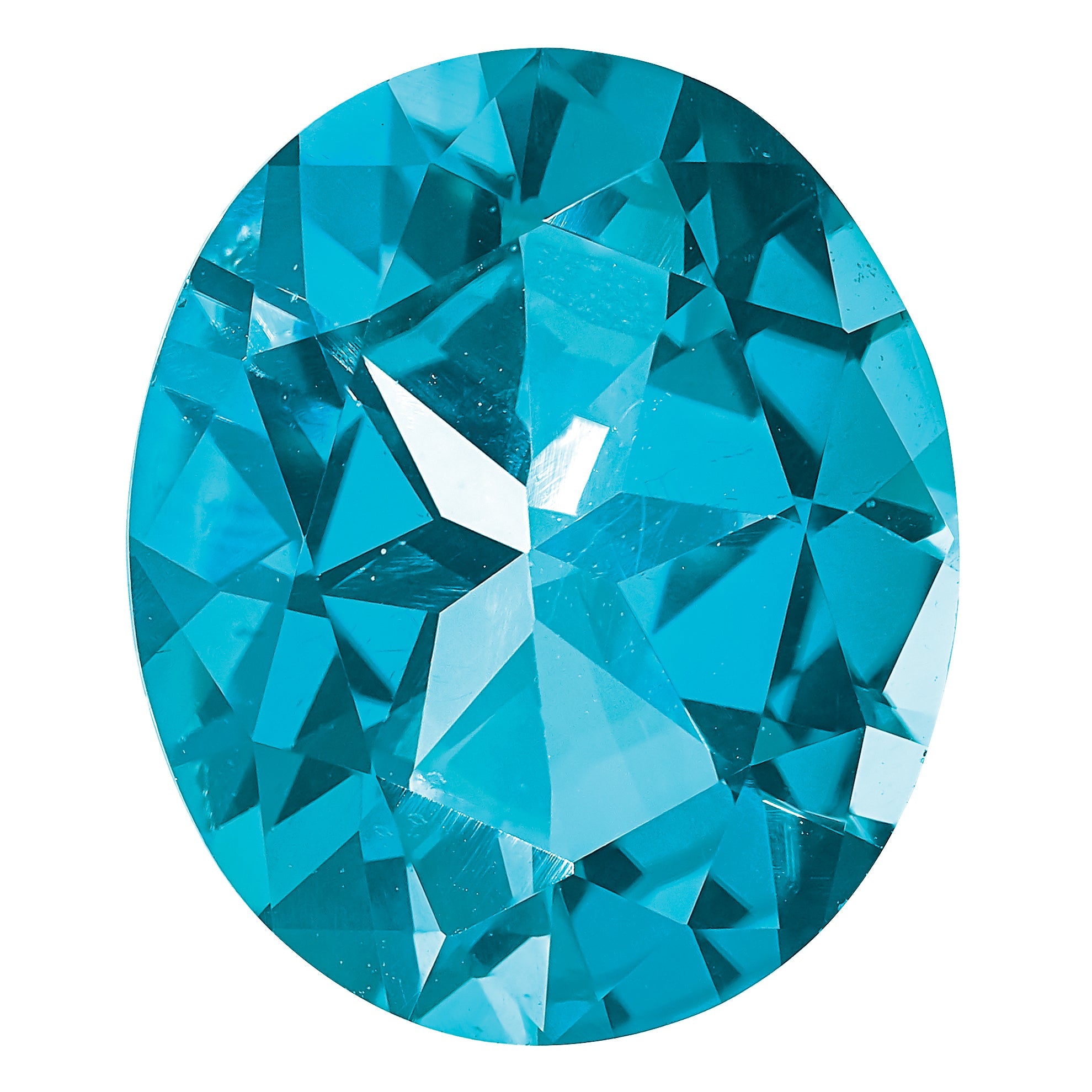 Gemstone Paraiba Passion Topaz 12X10mm Oval