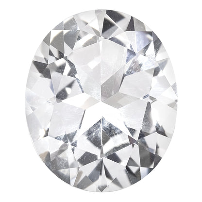 Gemstone White Passion Topaz 7X5mm Oval