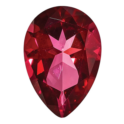 Gemstone Blazing Red Passion Topaz 10X7mm Pear
