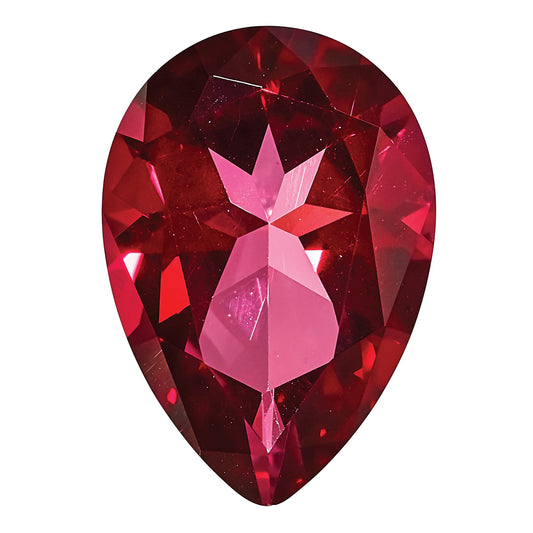 Gemstone Blazing Red Passion Topaz 7X5mm Pear