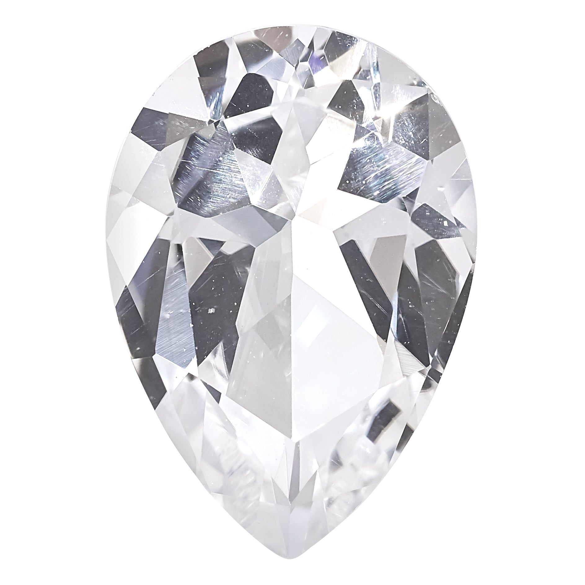 Gemstone White Passion Topaz 7X5mm Pear