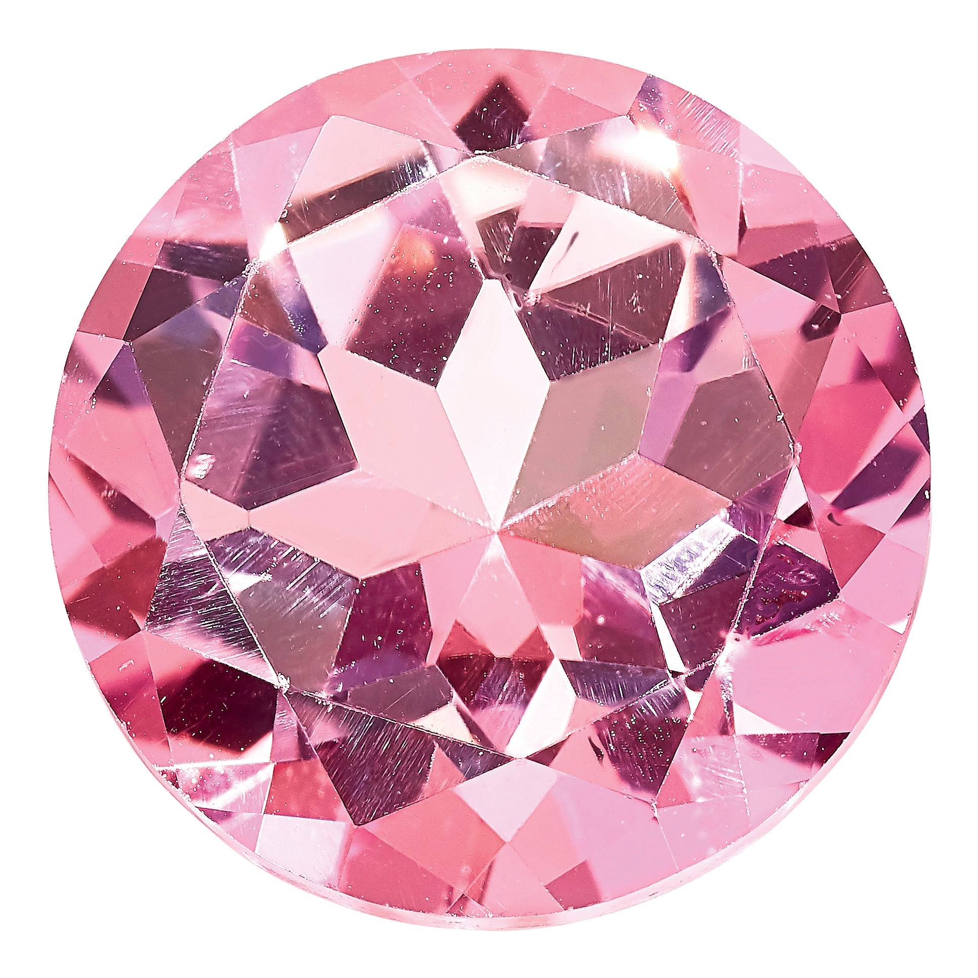 Gemstone Baby Pink Passion Topaz 9mm Round
