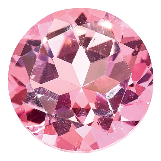 Gemstone Baby Pink Passion Topaz 9mm Round