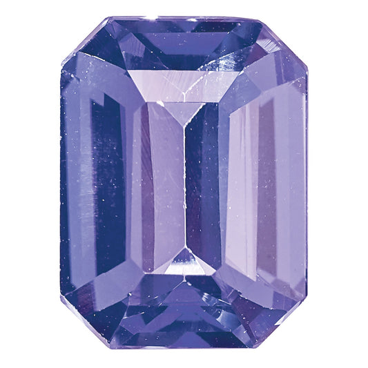 Gemstone Tanzanite A Quality 8X6mm Emerald Cut