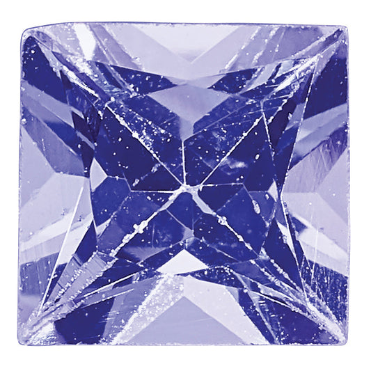 Gemstone Tanzanite A Quality 4.5mm Princess